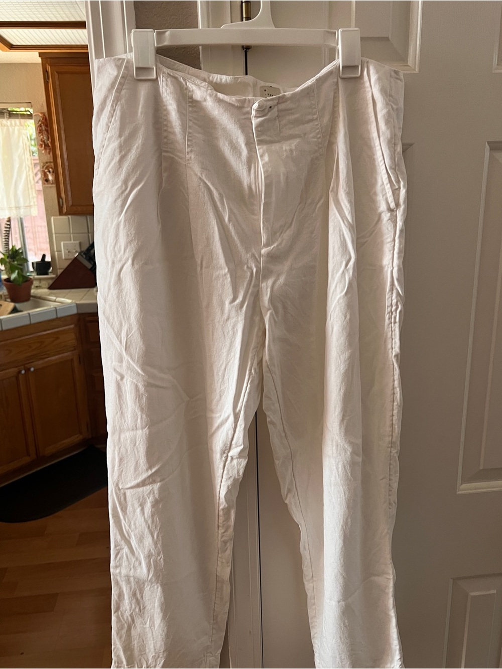 a new day White linen Chinos - Straight Leg